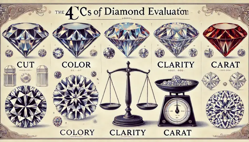 Co je hodnocení diamantů 4C?