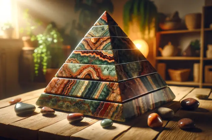 Jaspisová léčebná pyramida