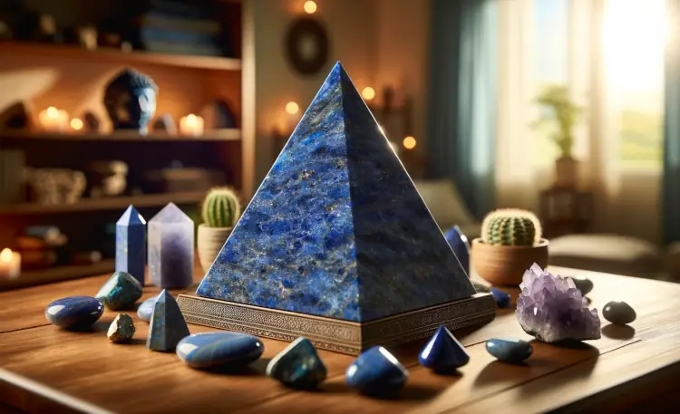 Lapis Lazuli léčebná pyramida