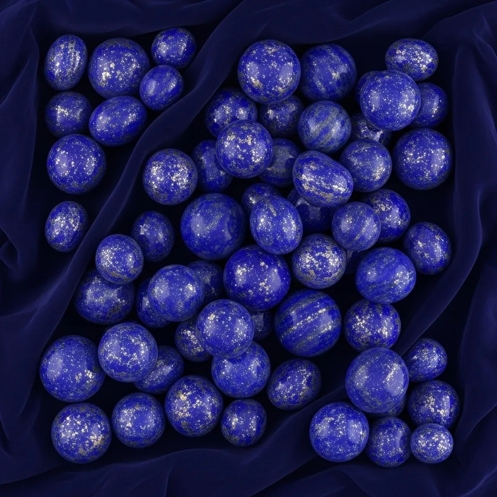 Lapis lazuli má sytě modrou barvu