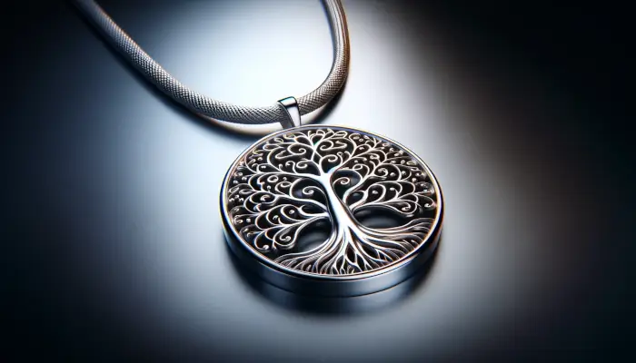 Stříbrný náhrdelník strom života