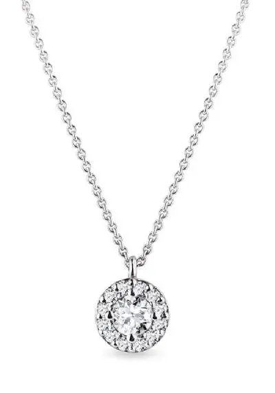 Minimalistický náhrdelník s diamanty dodá vašemu vzhledu třpyt