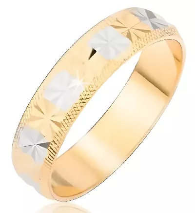 Levný dámský prsten zlaté a stříbrné tóny jako symboly životní harmonie