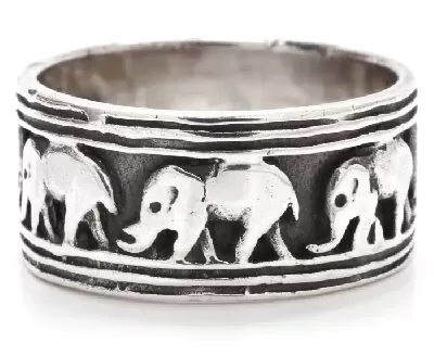 Stříbrný prsten pro štěstí Sloni - objevte jeho sílu
