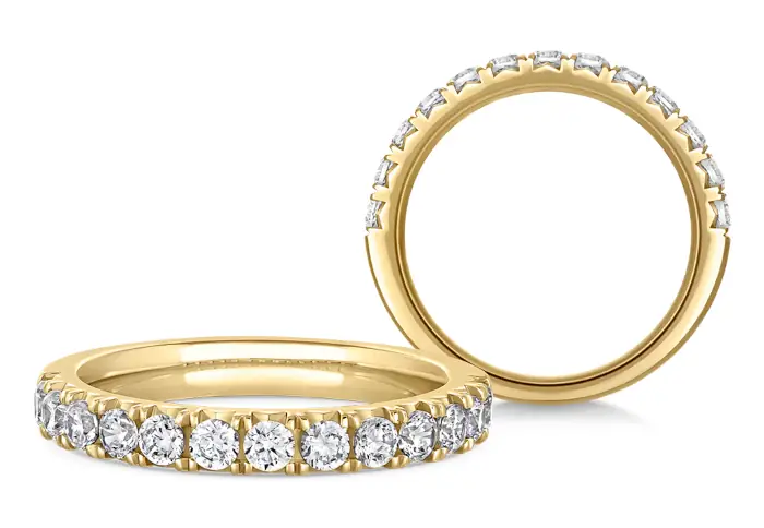 Luxusní diamantový eternity prstýnek